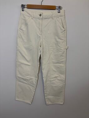 Wilfred Cream Utility Painter Cargo Pants